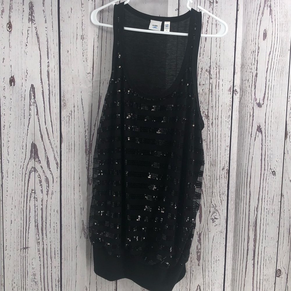 PLUS - Piper& Blue Black Dress Tank Top